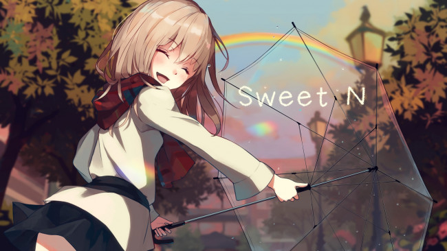 Обои картинки фото аниме, unknown,  другое, девушка, взгляд, фон