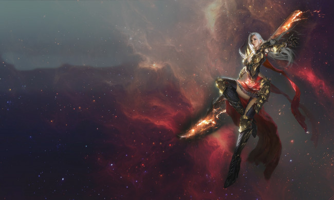 Обои картинки фото фэнтези, девушки, девушка, dragon lord
