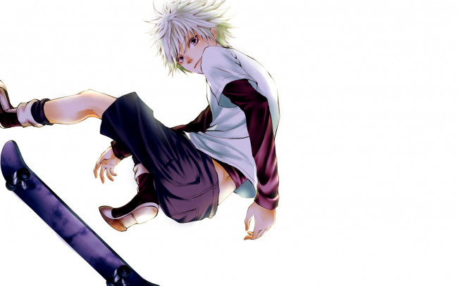 Обои картинки фото аниме, hunter x hunter, киллуа