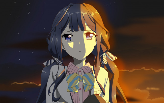 Обои картинки фото аниме, masamune-kun no revenge, фон, взгляд, девушка