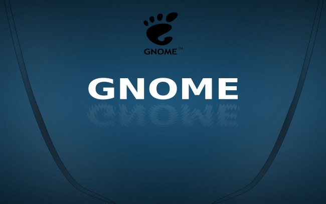 Обои картинки фото компьютеры, gnome, фон, логотип