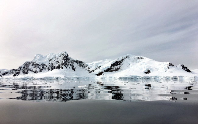 Обои картинки фото природа, горы, снег