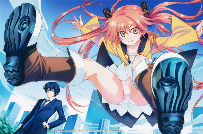 Обои картинки фото аниме, black bullet, девочка