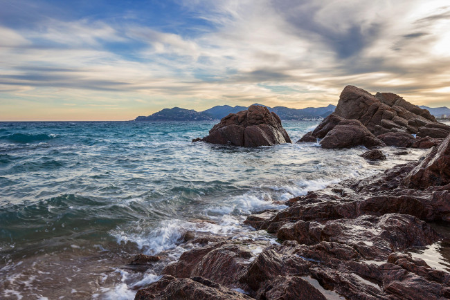 Обои картинки фото природа, побережье, пляж, берег, канны, франция, море