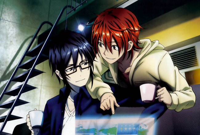 Обои картинки фото аниме, k project, парни