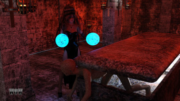 Картинка 3д+графика фантазия+ fantasy девушка взгляд фон