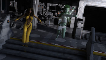 Картинка 3д+графика фантазия+ fantasy фон взгляд девушки