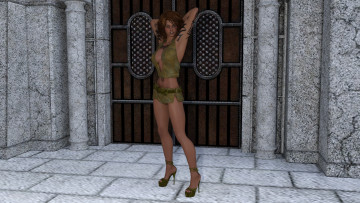 Картинка 3д+графика люди+ people фон взгляд девушка