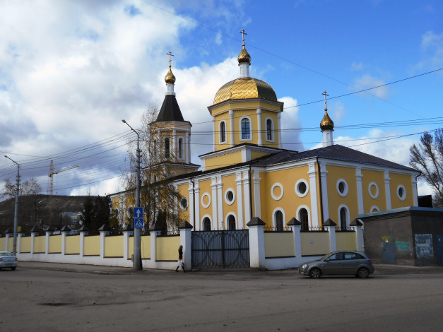 Обои картинки фото города, - православные церкви,  монастыри, город, здание, церковь, храм