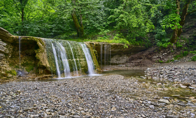 Обои картинки фото природа, водопады, простор