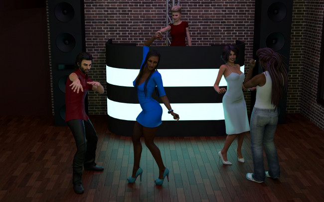 Обои картинки фото 3д графика, люди , people, фон, взгляд, девушка