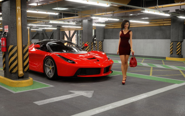 Обои картинки фото 3д графика, люди-авто, мото , people- car ,  moto, взгляд, девушка, фон