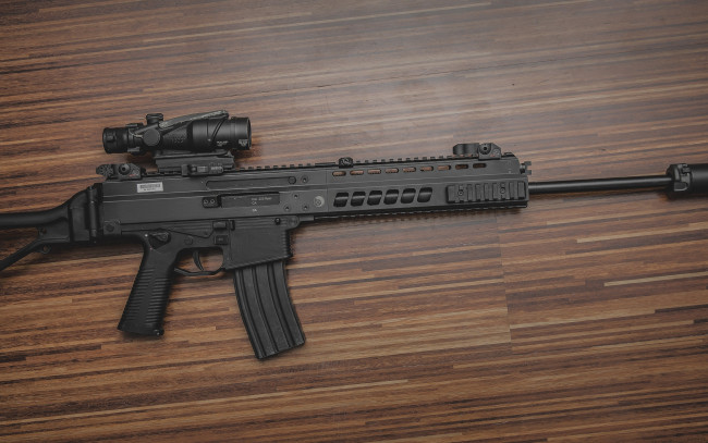 Обои картинки фото оружие, автоматы, глушитель, фон, автомат, дуло