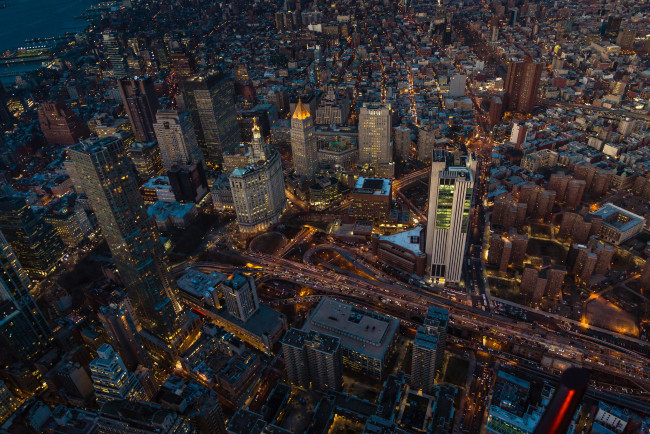 Обои картинки фото manhattan, города, нью-йорк , сша, простор