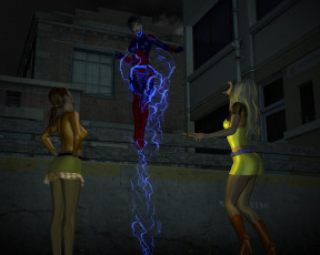 Картинка 3д+графика фантазия+ fantasy фон взгляд девушки