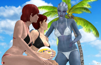 Картинка 3д+графика фантазия+ fantasy фон взгляд девушки