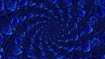 Картинка 3д+графика абстракция+ abstract синий фон