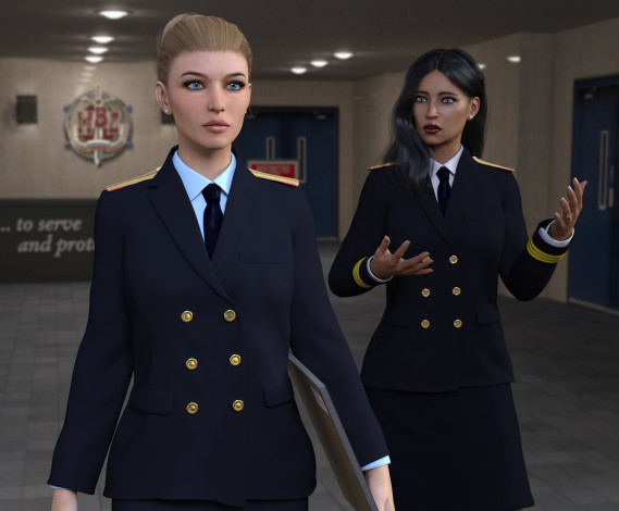 Обои картинки фото she wolf, 3д графика, фантазия , fantasy, фон, девушки, взгляд