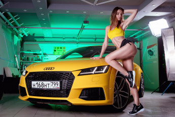 Картинка автомобили -авто+с+девушками audi tt света