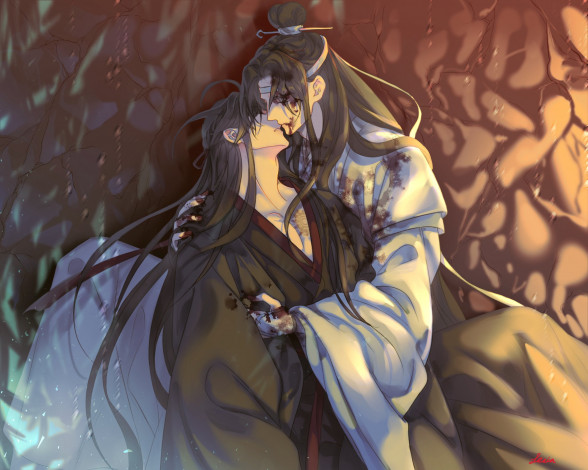 Обои картинки фото decoy, аниме, mo dao zu shi, the, untamed, неукротимый, повелитель, чэньцин, мосян, тунсю, mo, dao, zu, shi, магистр, дьявольского, культа