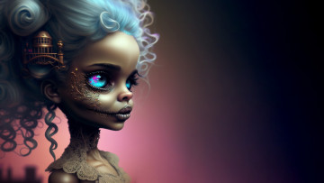 Картинка фэнтези нежить кукла