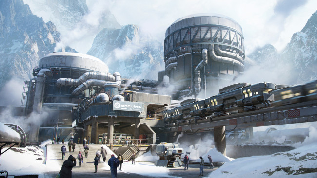 Обои картинки фото фэнтези, иные миры,  иные времена, станция