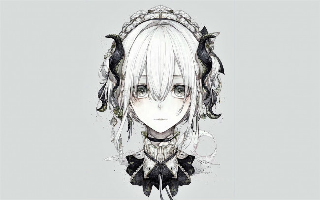 Обои картинки фото аниме, unknown,  другое , девочка, лицо