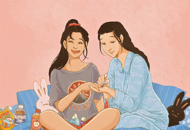 Обои картинки фото аниме, mo dao zu shi, лань, ванцзи, вэй, усянь, кролики, лак