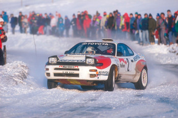 обоя спорт, авторалли, toyota, celica, rally, sins, winter