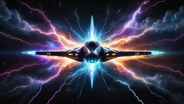 обоя фэнтези, космические корабли,  звездолеты,  станции, нейросети, графика, нейроарт, ai, art, нейронные, сети, рисунки, нейро, искусство, нейрографика, graphics, neuroart, neural, networks, drawings, neuro, neurography, космический, летательный, аппарат