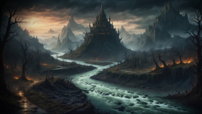 Обои картинки фото фэнтези, разное, компьютерный дизайн, пейзаж