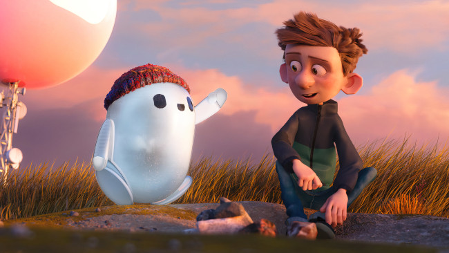 Обои картинки фото rons gone wrong , 2021, мультфильмы, rons gone wrong, неисправимый, рон, пeрсoнаж, rons, gone, wrong, семейный, zach, galifianakis, ron, озвучка, jack, dylan, grazer, barney