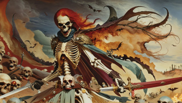 Картинка фэнтези нежить нейросети графика нейроарт ai art нейронные сети рисунки нейро искусство нейрографика graphics neuroart neural networks drawings neuro neurography