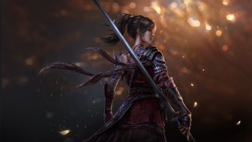 обоя wuchang,  fallen feathers, видео игры, fallen, feathers