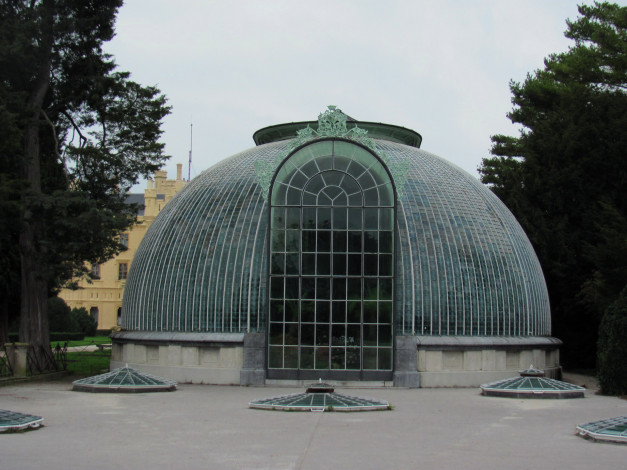 Обои картинки фото разное, сооружения,  постройки, стеклянная, оранжерея