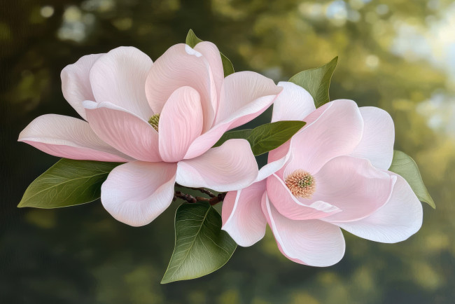 Обои картинки фото 3д графика, цветы , flowers, магнолия