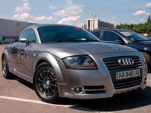 Картинка audi tt tuning автомобили выставки уличные фото