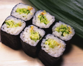 Картинка еда рыба морепродукты суши роллы