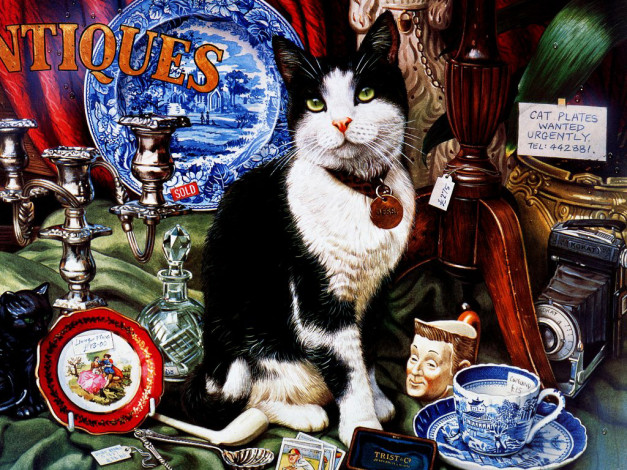 Обои картинки фото рисованные, животные