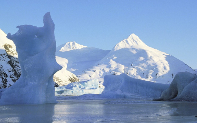 Обои картинки фото природа, айсберги, ледники