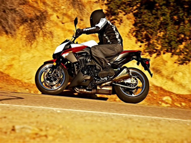 Обои картинки фото мотоциклы, kawasaki