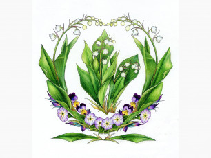 Картинка рисованные цветы