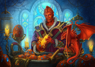 Картинка alexandra semushina фэнтези существа дракон яйца