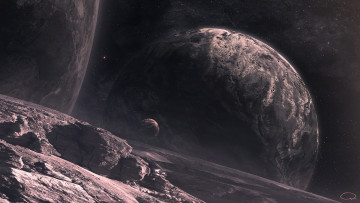 Картинка космос арт планеты