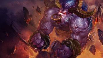 Картинка league of legends видео игры alistar