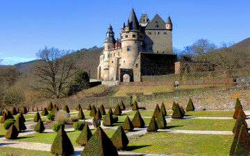 Картинка города дворцы замки крепости замок парк красота