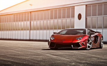 Картинка lamborghini aventador lp700 автомобили ангар диски ламбо