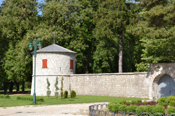 Картинка Черногория цетине города дворцы замки крепости горы парк крепость