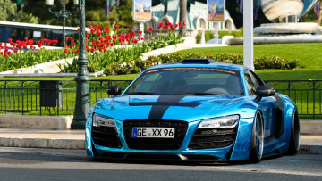Картинка автомобили audi v10 r8