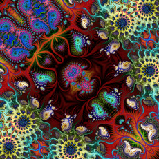 Картинка 3д+графика fractal+ фракталы узор цвета фон